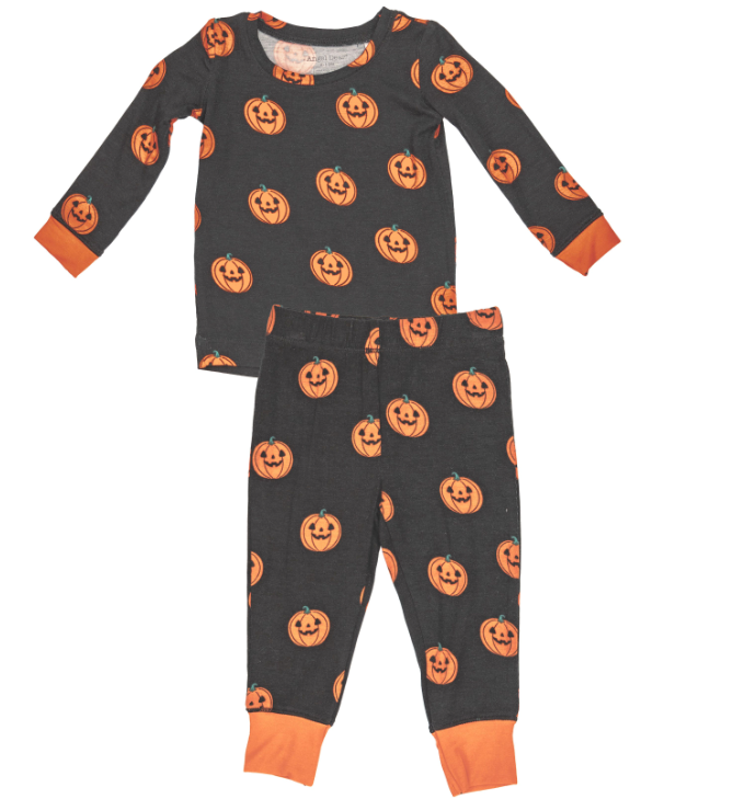Two Way Zipper Footie | Jack O Lantern