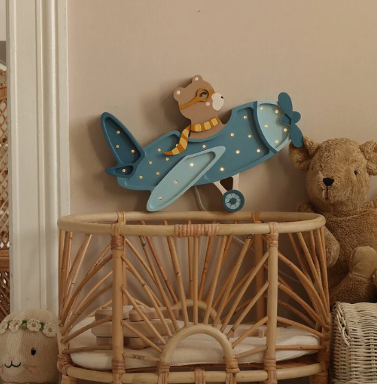 Vintage Plane Lamp