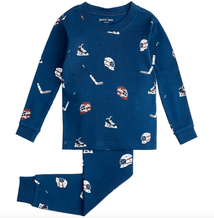 Hockey PJ Set | Blue