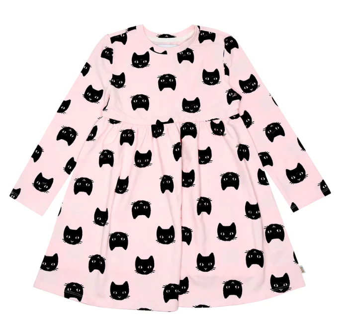 Spooky Isla Cat Dress | Ballet Pink