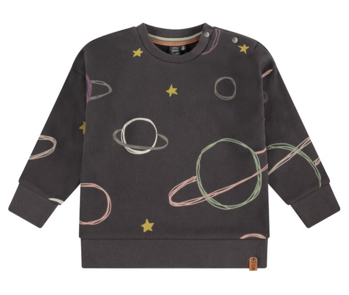 Boys Space Sweatshirt | Dark Grey