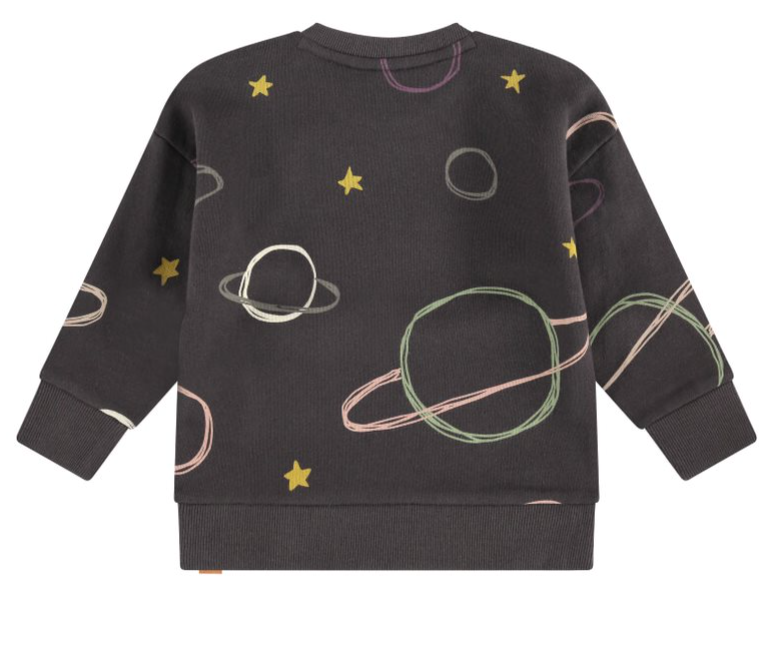 Boys Space Sweatshirt | Dark Grey