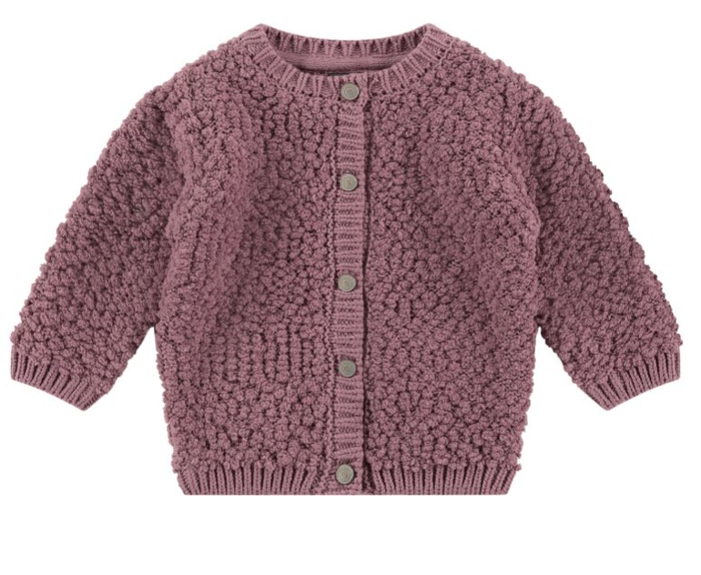 Baby Girl Cardigan | Plum