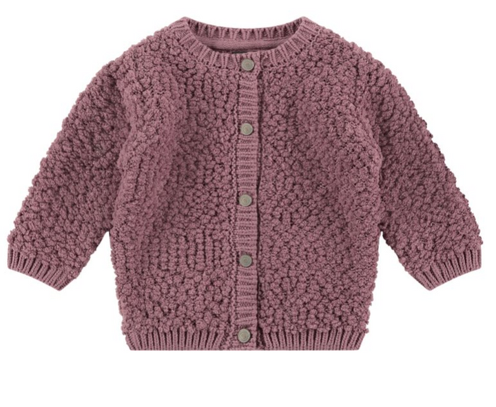 Baby Girl Cardigan | Plum