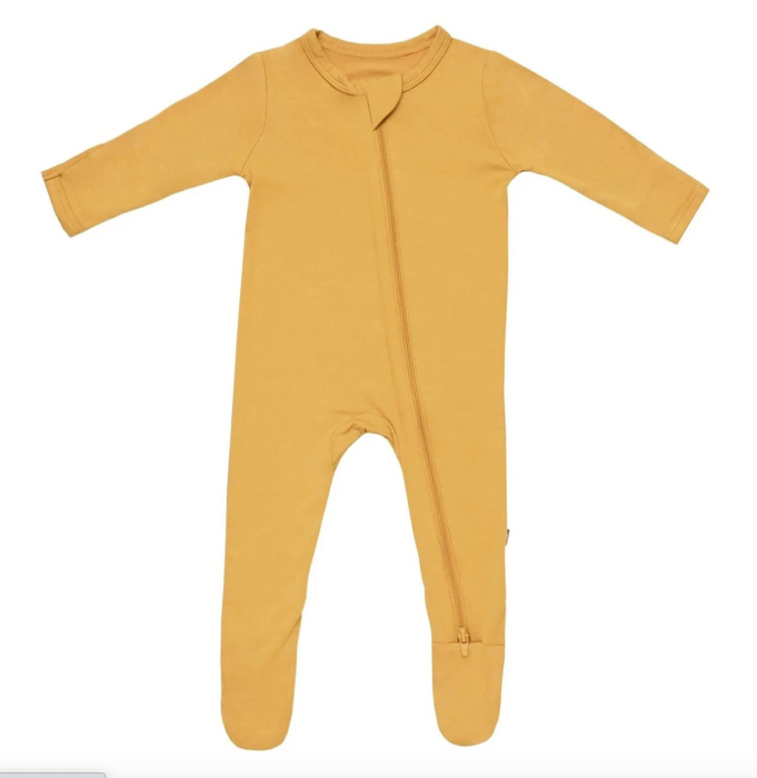 Kyte Zippered Footie | Marigold