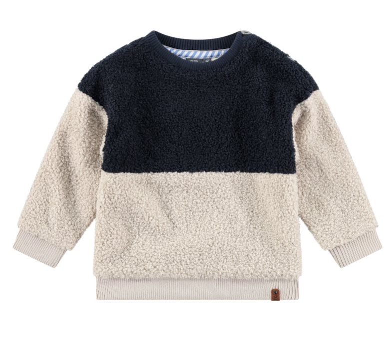 Boys Teddy Bear Sweater | Dark Blue