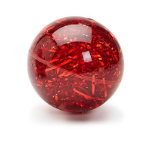 Tinsel Light Up Bouncy Ball | Red