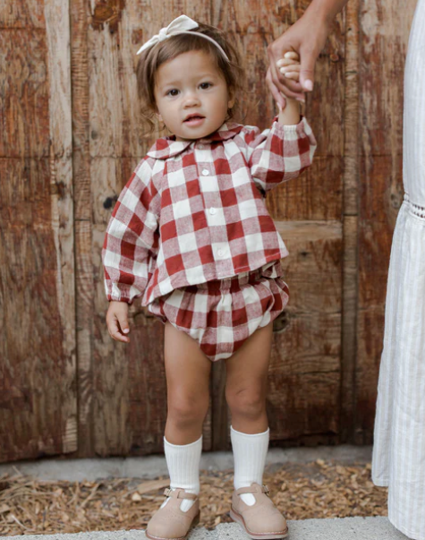 Nellie Set | Ruby Plaid