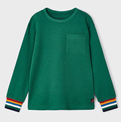Green Long Sleeve T-Shirt | 4031