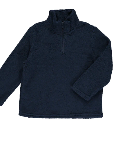 Macchu Zip Up Sherpa | Navy