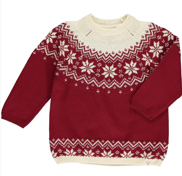 Igloo Sweater | Red Fairisle