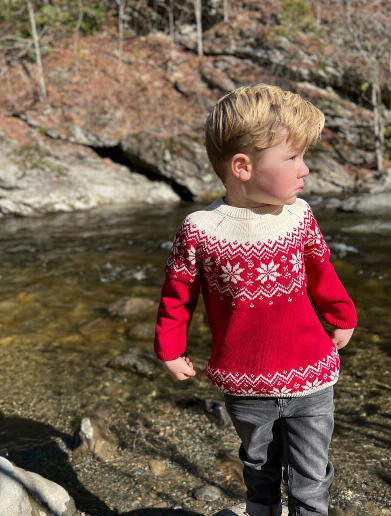 Igloo Sweater | Red Fairisle