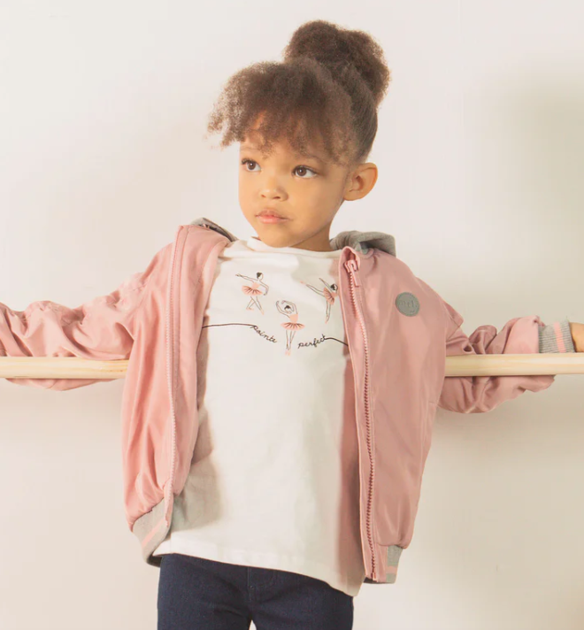 Dancing Ballerinas T-Shirt | Rose