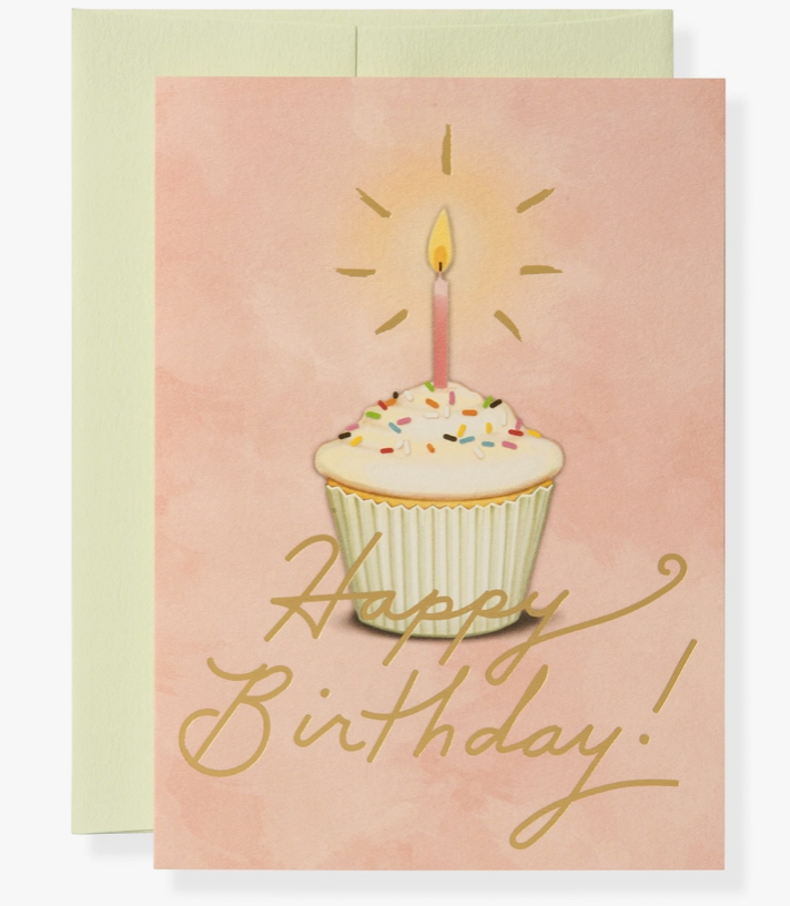 Golden Birthday Card