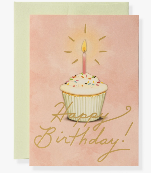 Golden Birthday Card