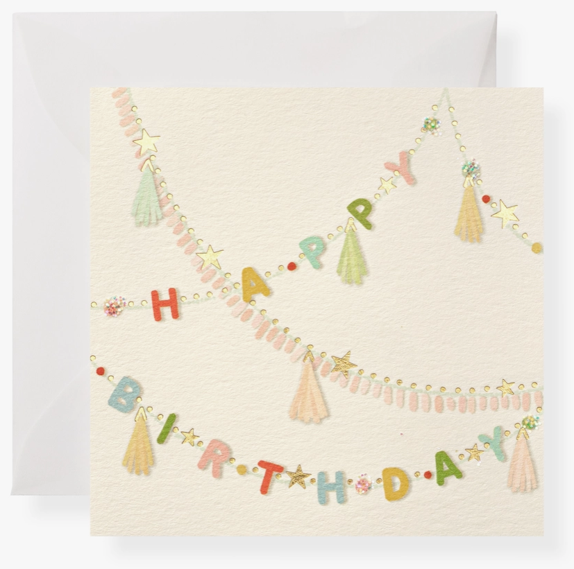 Birthday Swag Enclosure Card