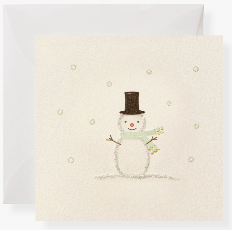 Snowman Enclosure Card