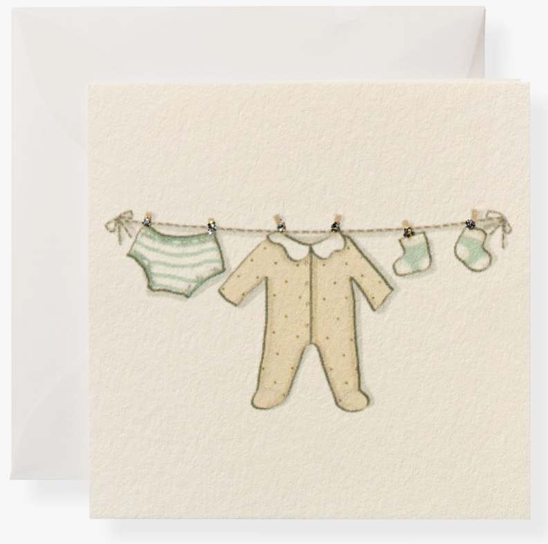 Clothesline Enclosure Card