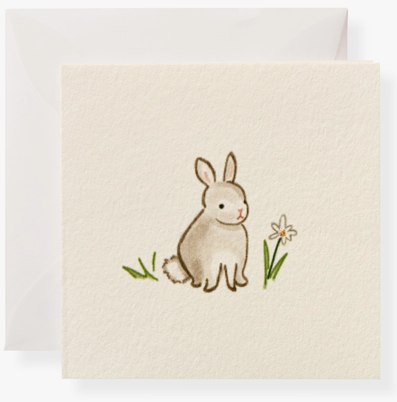 Bunny Enclosure Card