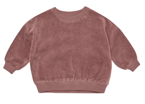 Velour Sweatshirt | Fig