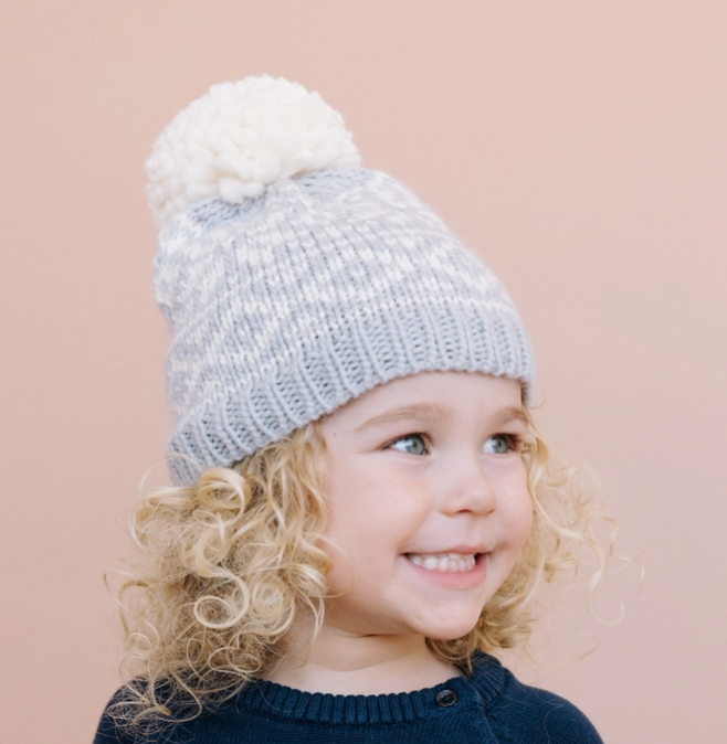 Bowie Grey Snowflake Hat