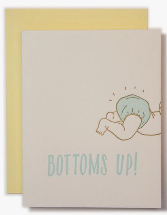 Bottoms Up Baby New Parents Card
