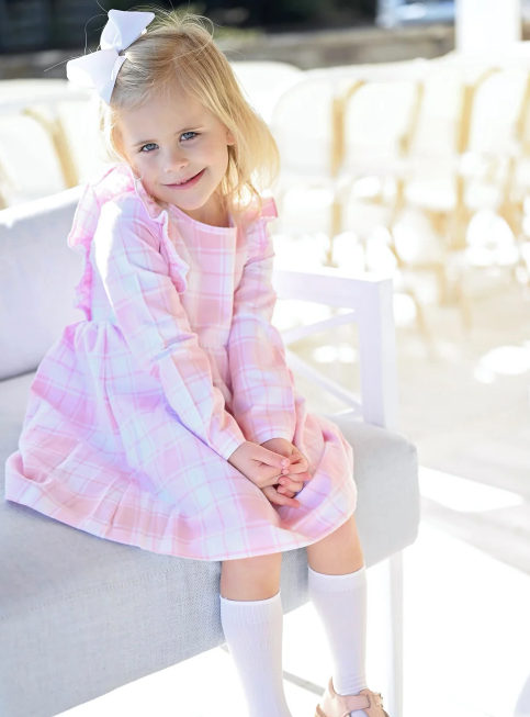 Harper Dress | Pink Check