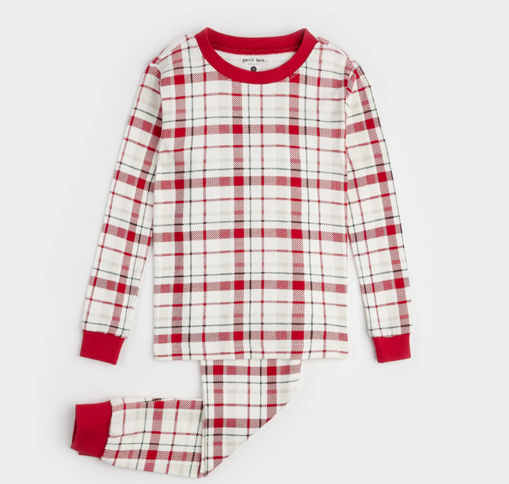 Festive Scarlet Plaid PJ Set