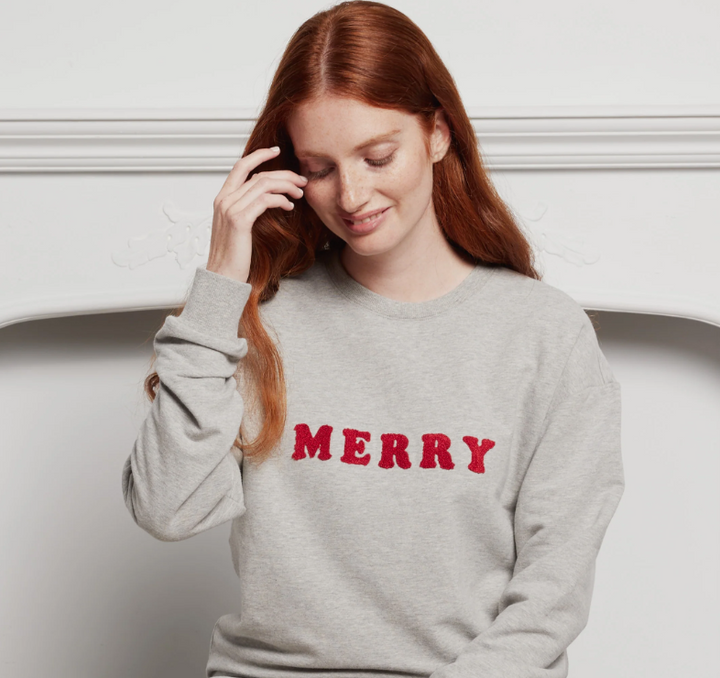 Women's Merry Sweatshirt | Heather Grey