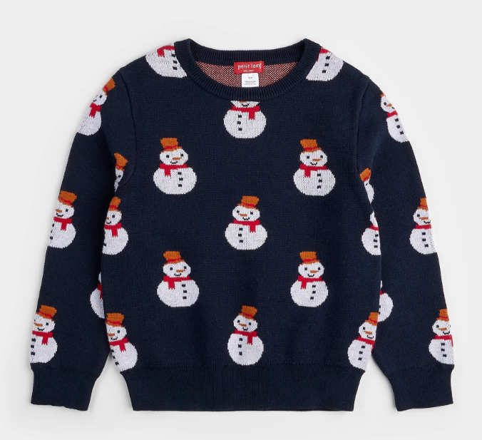 Snowman Sweater | Navy