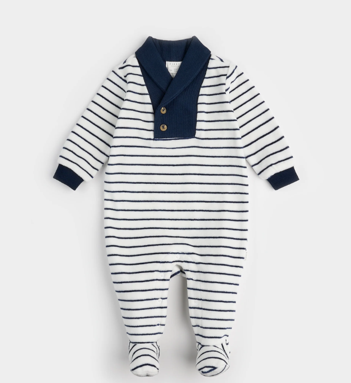 Navy Stripe Sleeper