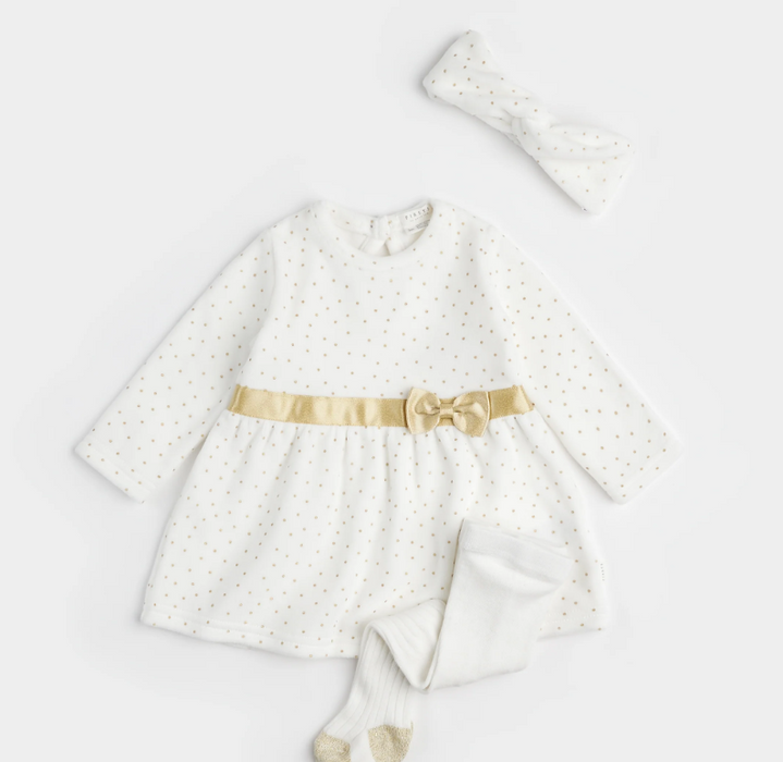 Golden Dots Dress Set