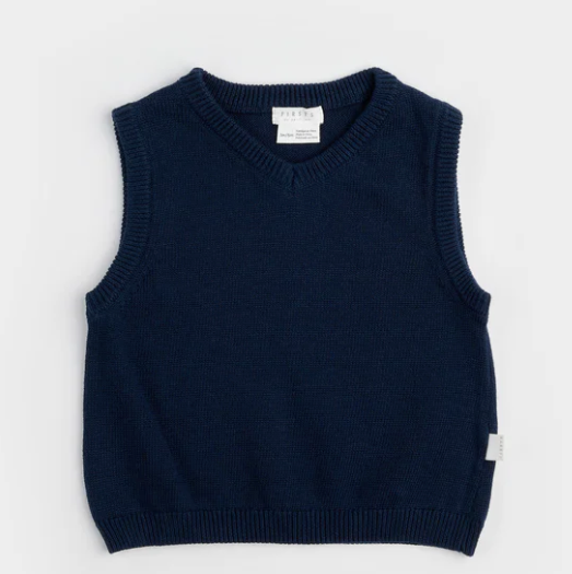 Baby Vest | Navy