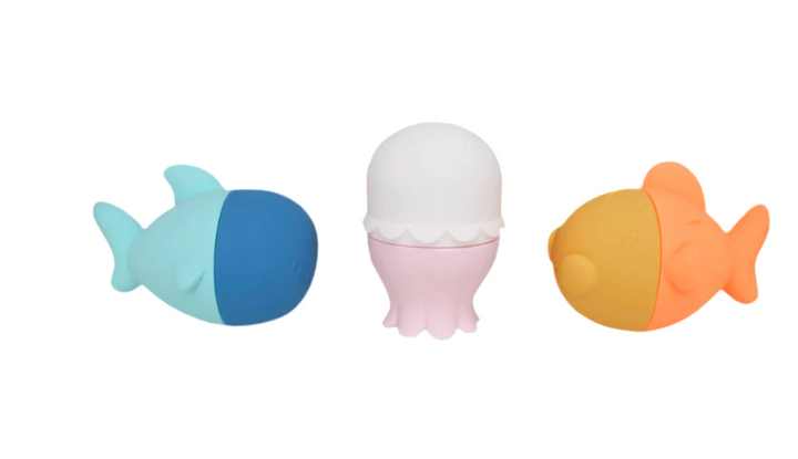Copper Pearl Squirtie Bath Toy Set | Oceana