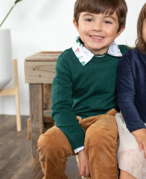 Kyle Crewneck Sweater | Spruce Night