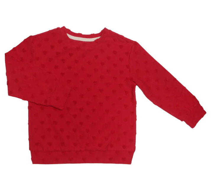 Annie Heart Top | Crimson
