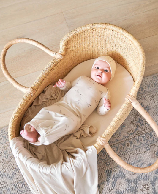 Bamboo Baby Gown & Hat Set | Bunnies