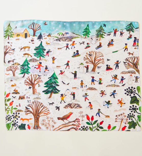 Snow Playsilk | Seek and Find