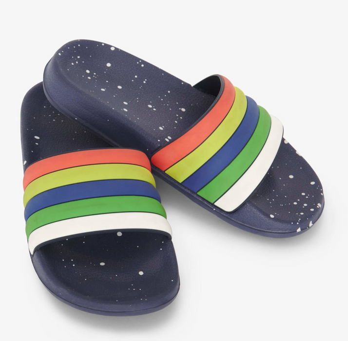 Malibu Stripes Slide On Sandal