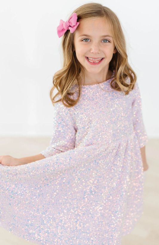 Lavender Sequin Dress
