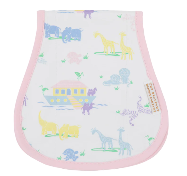 Oopsie Daisy Burp Cloth | Have Faith Palm Beach Pink