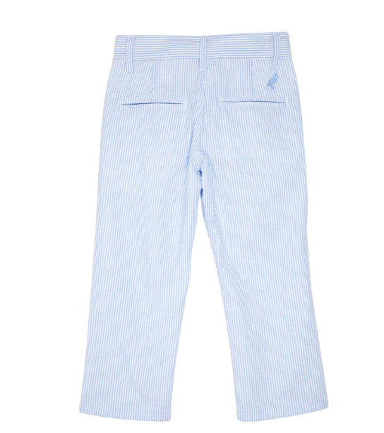 Prep School Pants | Breakers Blue Seersucker