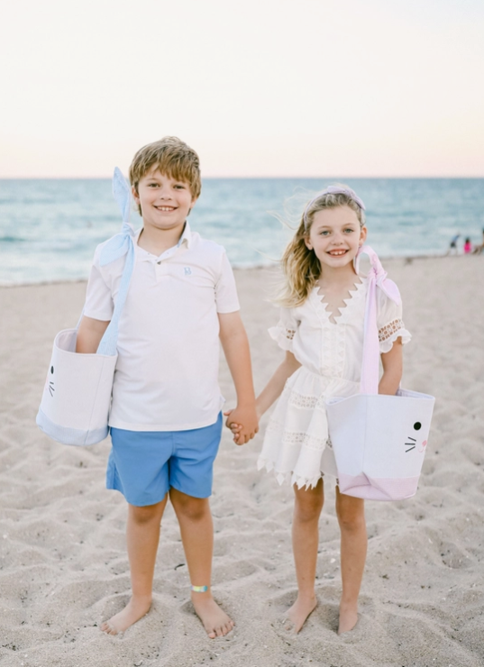 Easter Bunny Basket | Pink