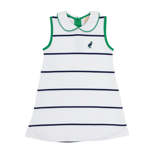 Tradd Street Stripe Maude's Peter Pan Collar Dress by The Beaufort Bonnet Company main image 0