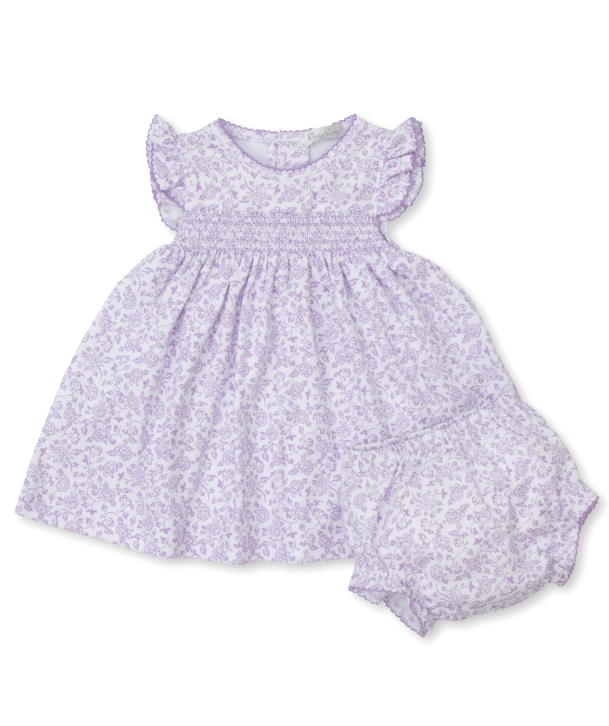 Lilac Blooming Vines Dress Set