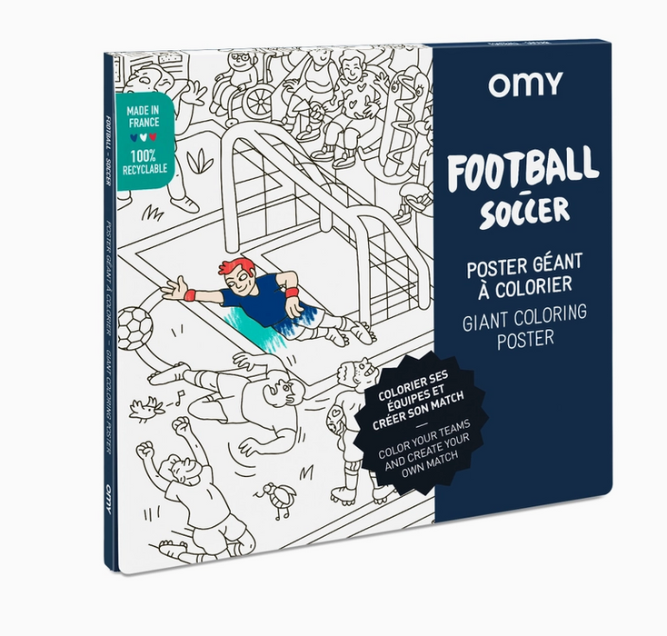 Giant Coloring Poster | Soccer