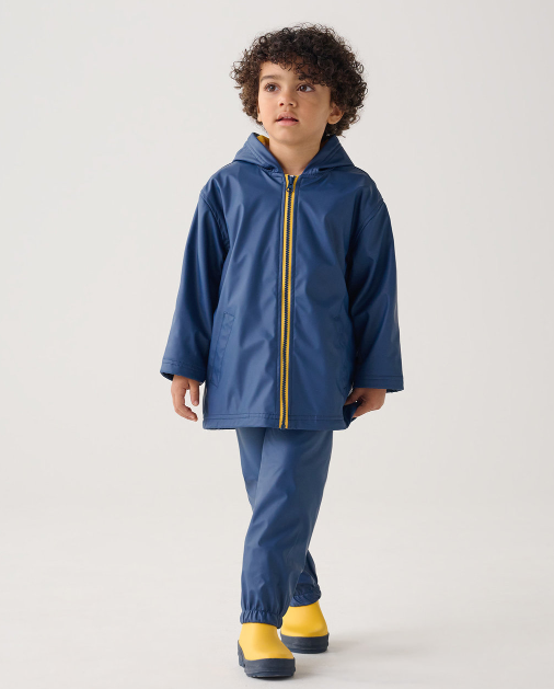 Navy & Yellow Splash Jacket