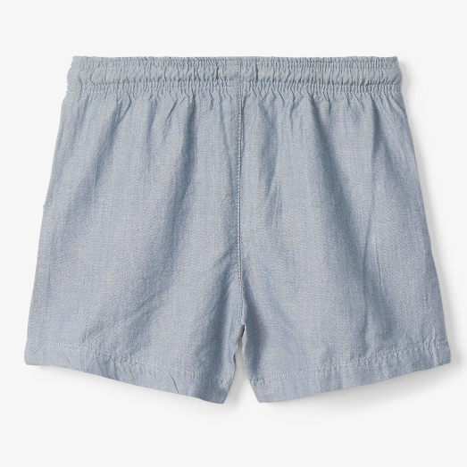 Chambray Pull on Shorts