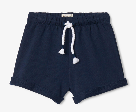 Navy Pull on Shorts