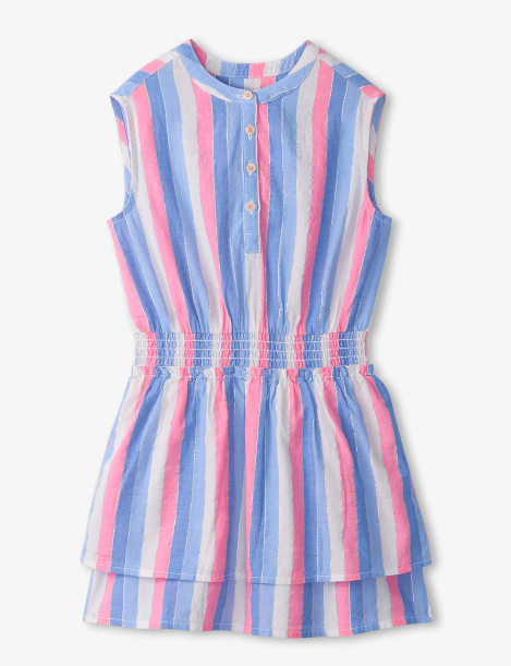 Evening Sky Smocked Waist Dress